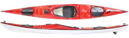 Prijon Vivoo Sea Kayak in red color