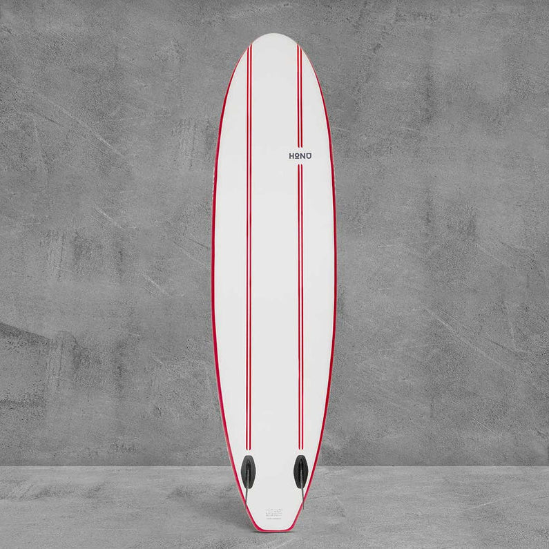 Honu Seaton Travel Paddleboard (bottom view) Red Coral color