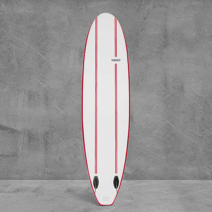 Honu Seaton Travel Paddleboard (bottom view) Red Coral color