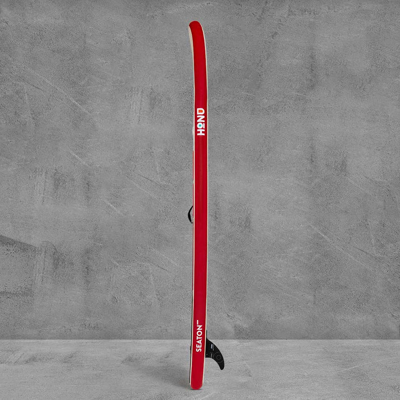 Honu Seaton Paddleboard (iSUP) Red Coral Side View