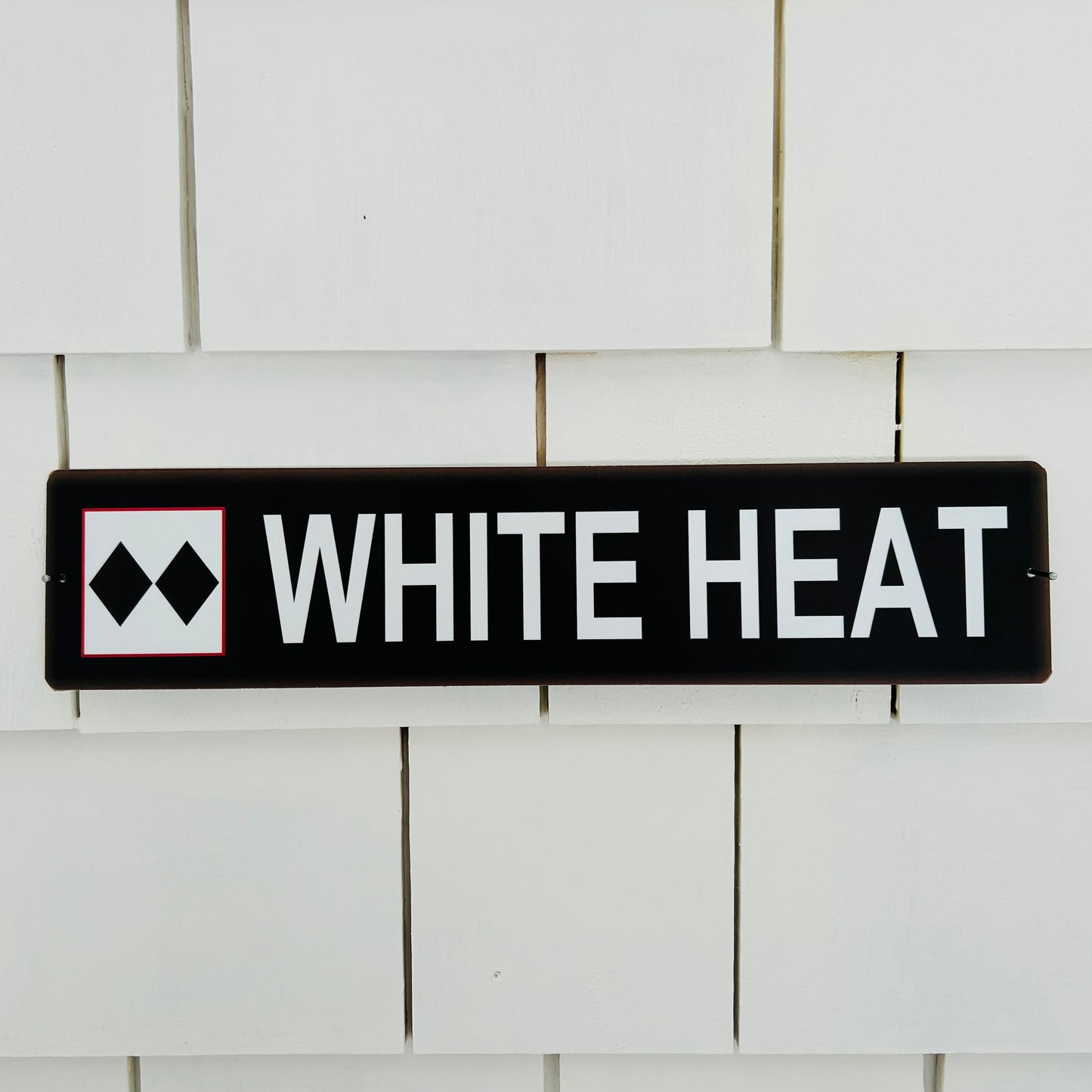 Sunday River White Heat Trail Sign for Wall Decor