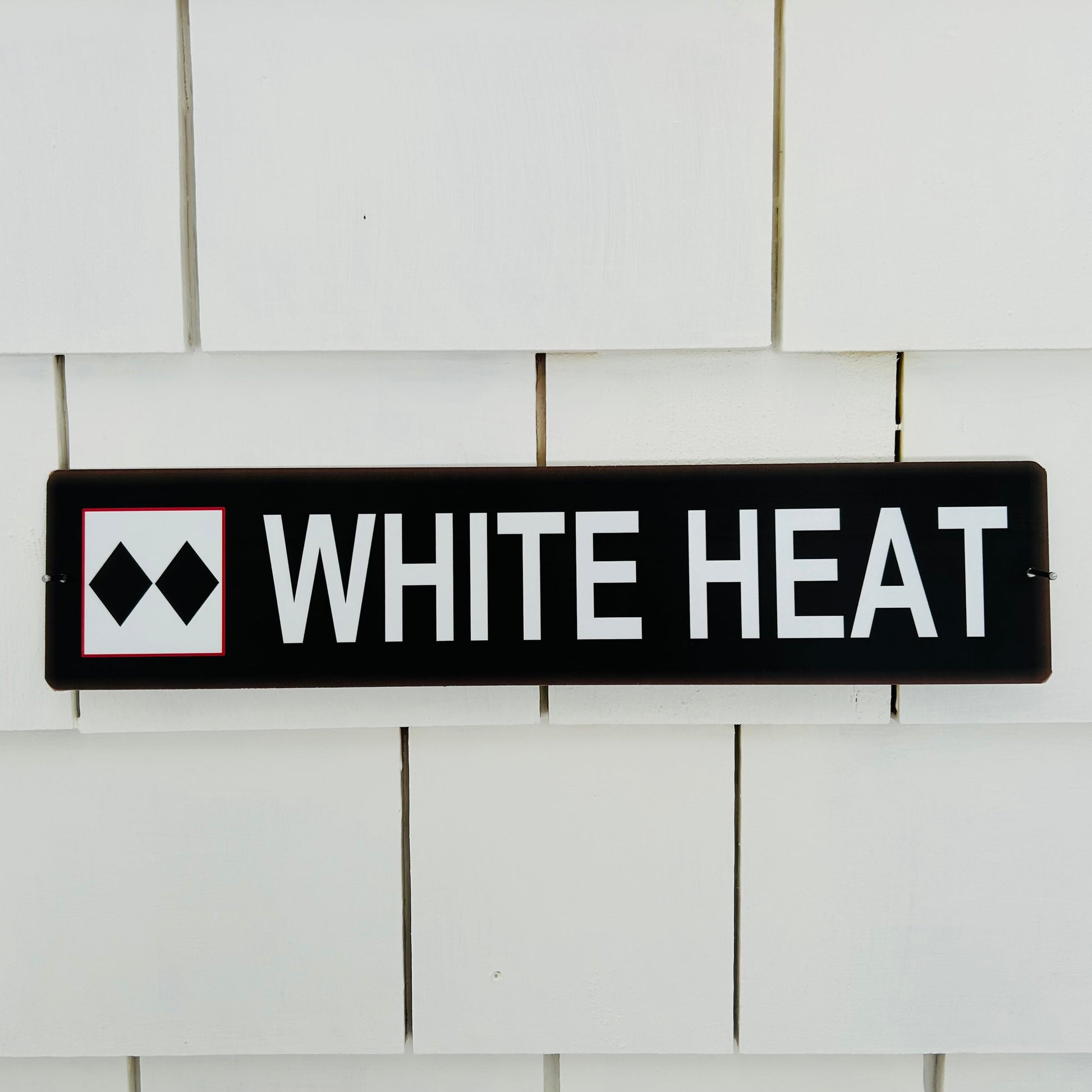 Sunday River White Heat Trail Sign for Wall Decor